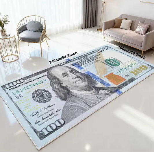 $100 Bill Money Rug